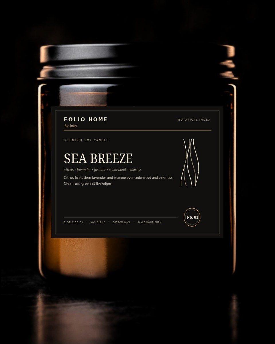 No. 03 Sea Breeze candle